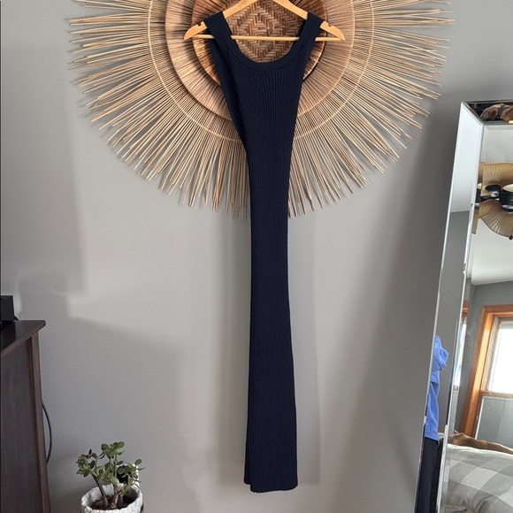 Anthropologie maxi dress xs navy - Picture 2 of 6